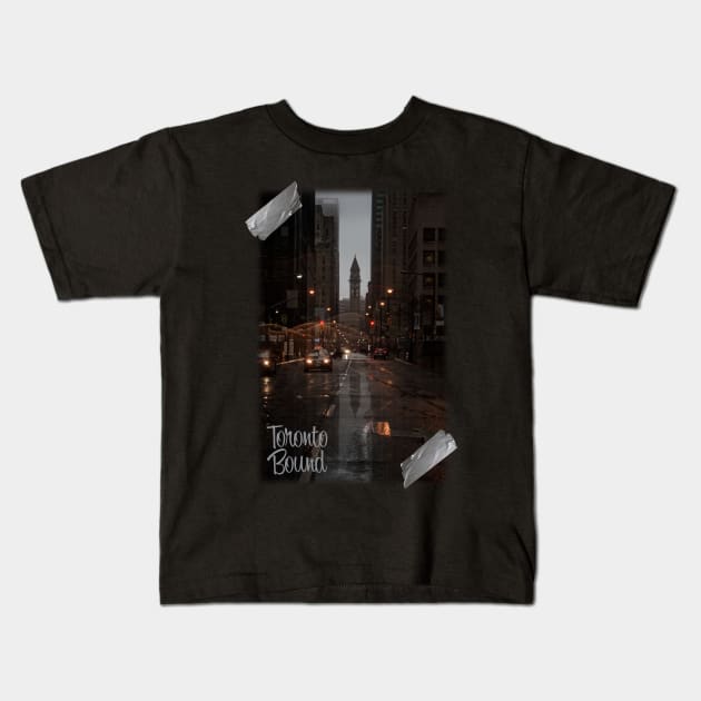 Toronto Bound Kids T-Shirt by OriginStory